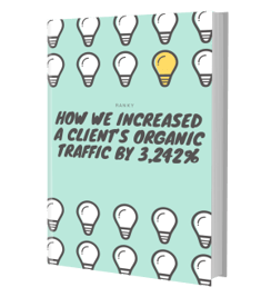 How we increased a client's organic traffic